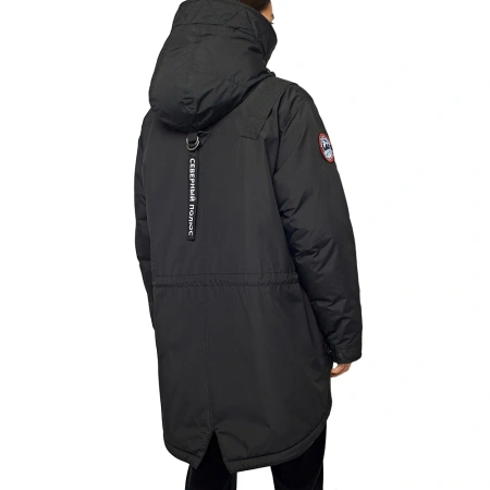 Женская черная парка Beluga