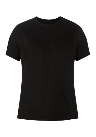 Лаконичная мужская футболка. Цвет: Черный