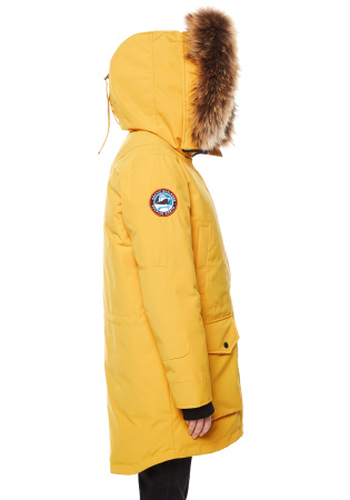 CHILL - легкая женская парка для городской зимы. Цвет: Желтый