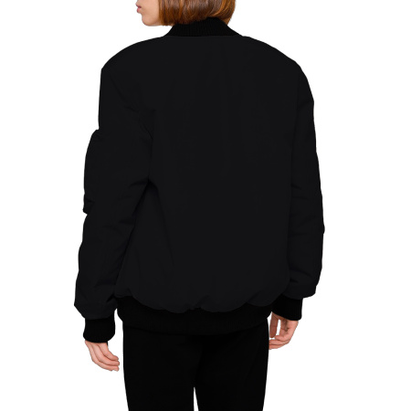 Женская куртка BOMBER из натурального гусиного пуха Черный