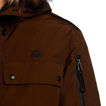 Арктическая детская парка POLUS. Для суровой зимы. Цвет: Какао