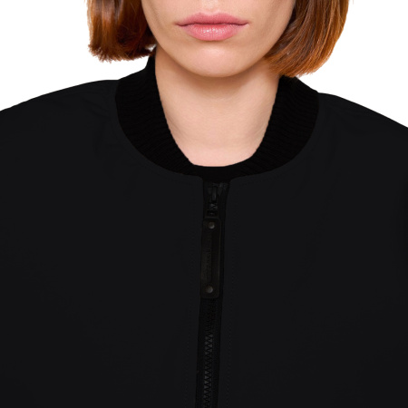 Женская куртка BOMBER из натурального гусиного пуха Черный