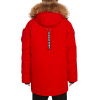 Повседневная оверсайз парка MIR-1 для холодной городской зимы. Цвет: Красный