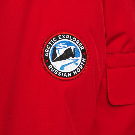 Мужская экспедиционная парка LEDOKOL. Цвет: Красный