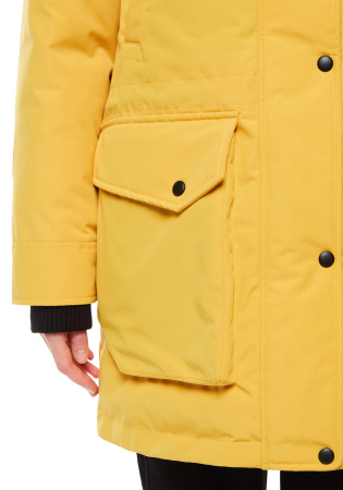 CHILL - легкая женская парка для городской зимы. Цвет: Желтый