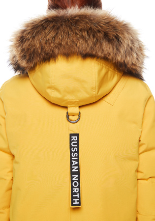 CHILL - легкая женская парка для городской зимы. Цвет: Желтый